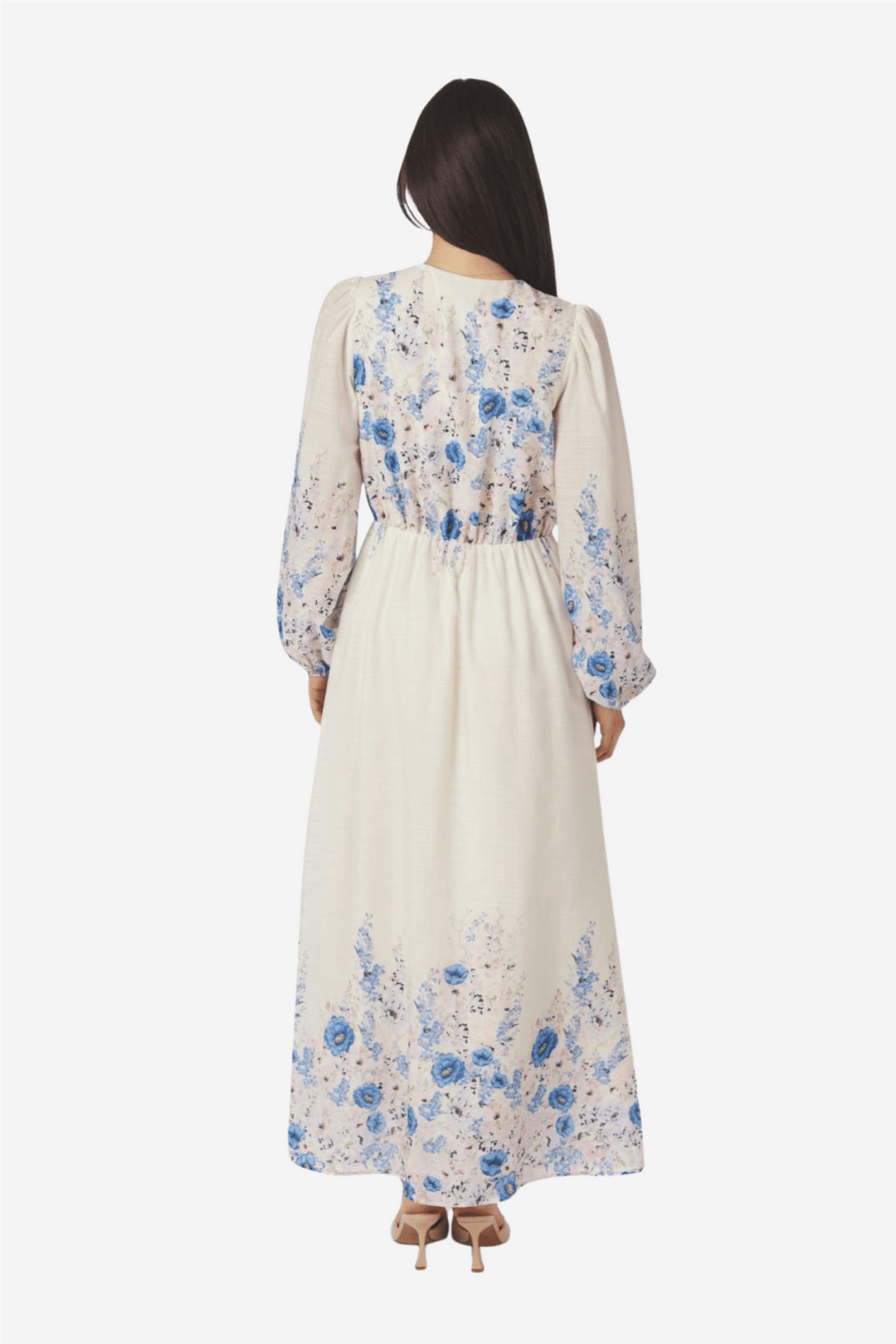 Neo Noir Kjoler &amp; jumpsuits Silfi Flower Print Dress Blue