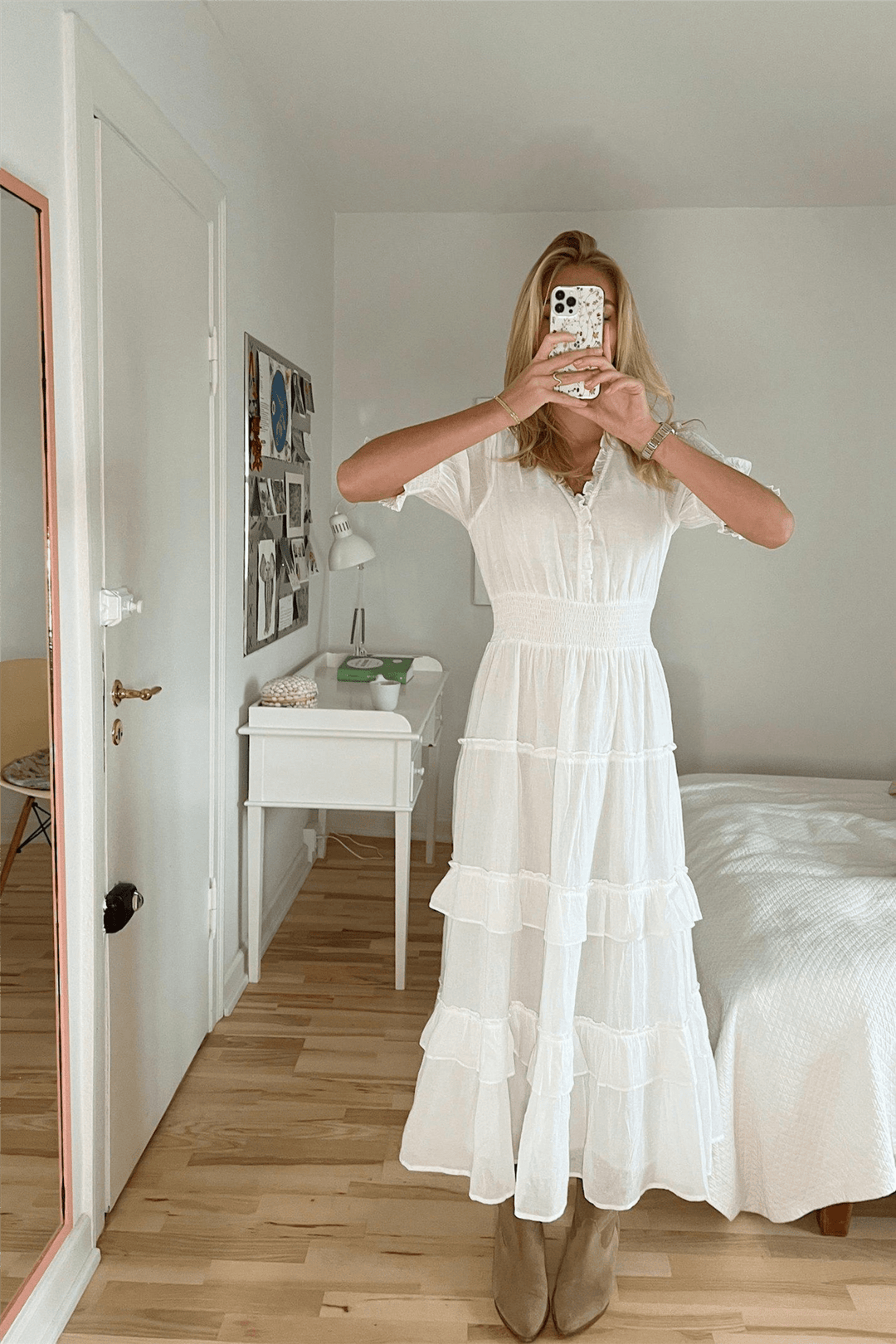 Neo Noir Kjoler & jumpsuits Sophie S Voile Dress White