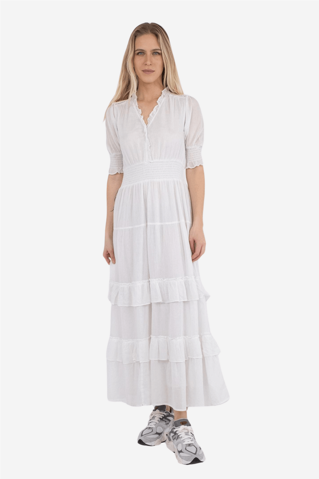 Neo Noir Kjoler & jumpsuits Sophie S Voile Dress White