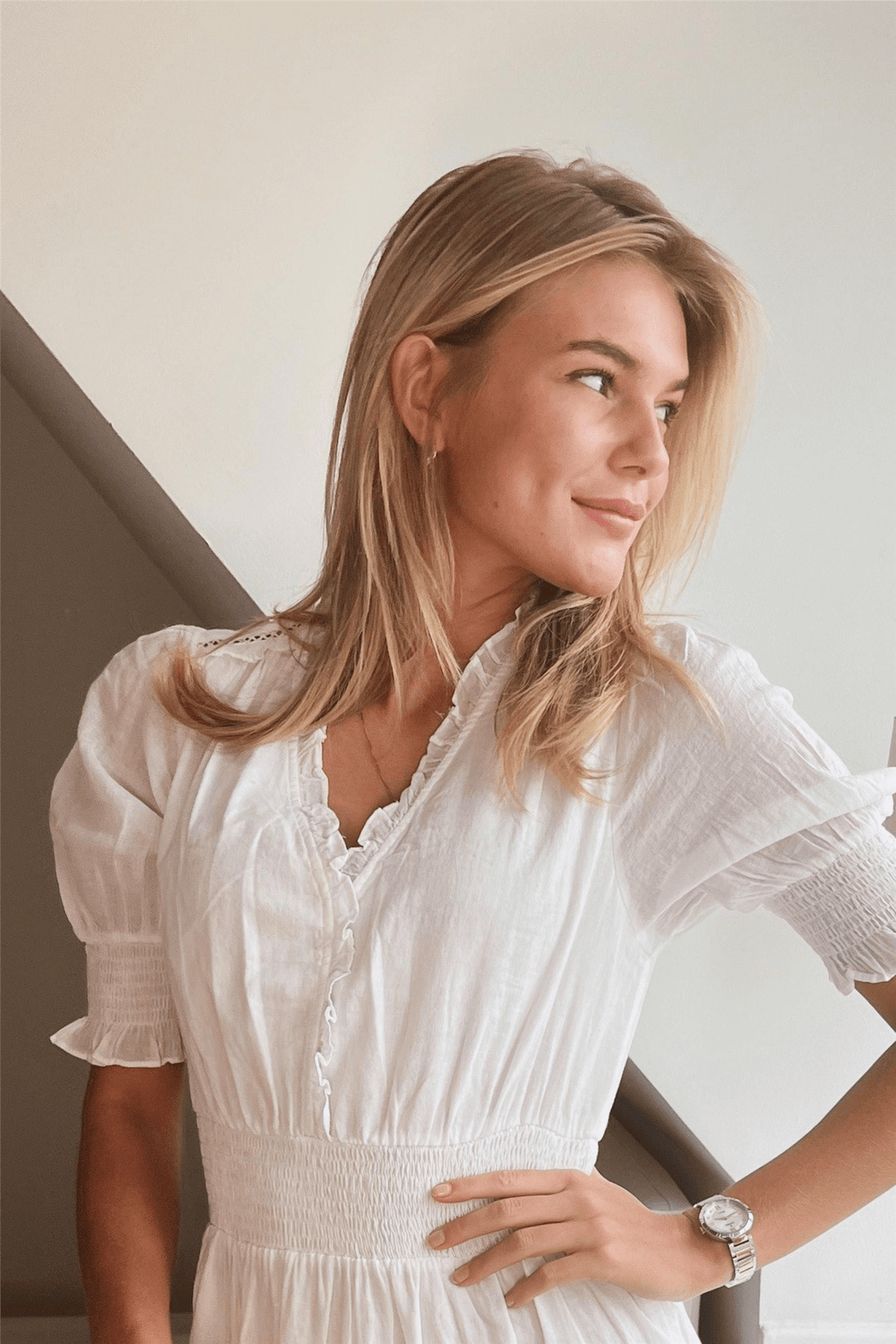 Neo Noir Kjoler & jumpsuits Sophie S Voile Dress White