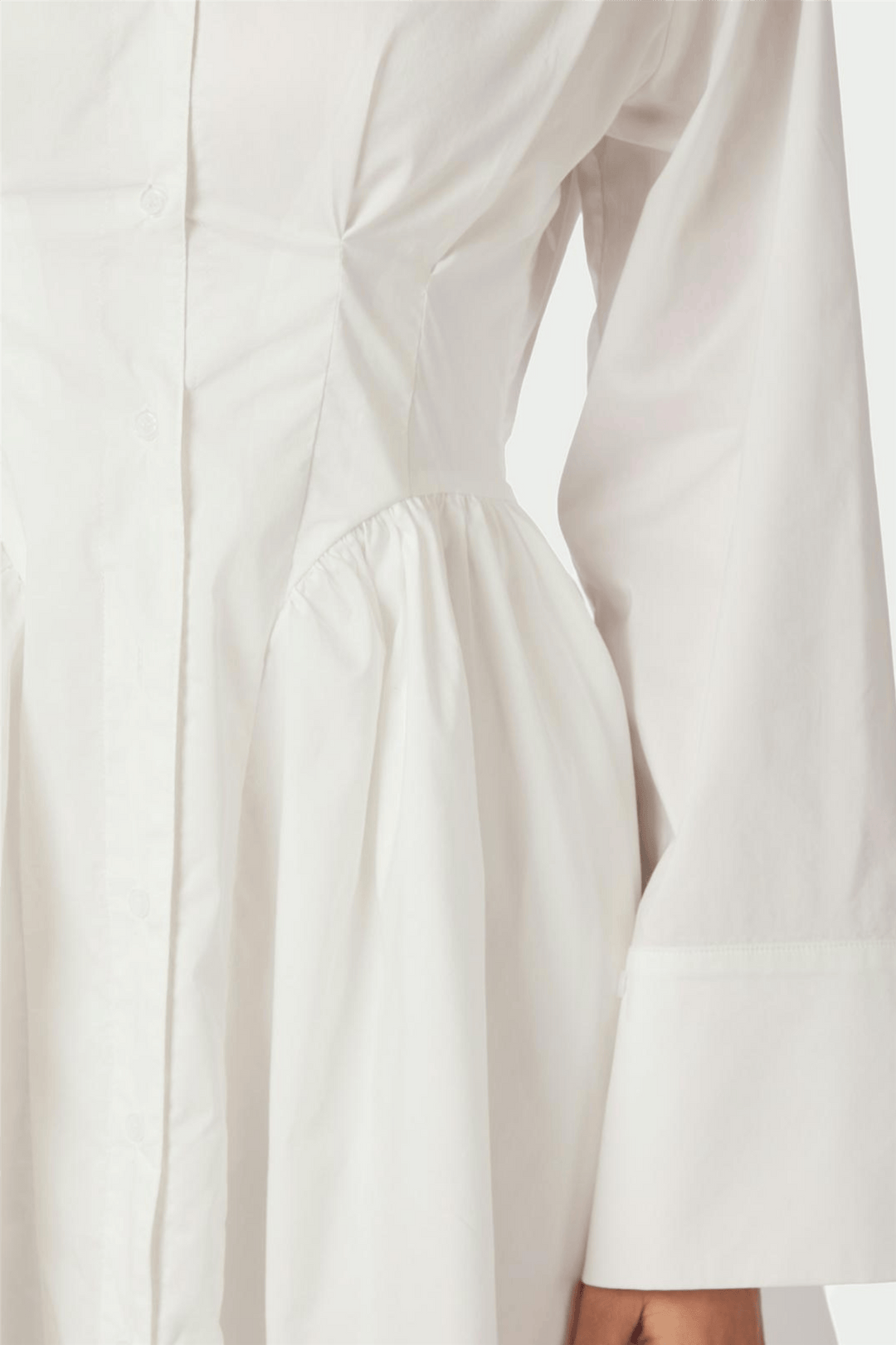 Neo Noir Kjoler & jumpsuits Ulissa Poplin Shirt Dress Off White