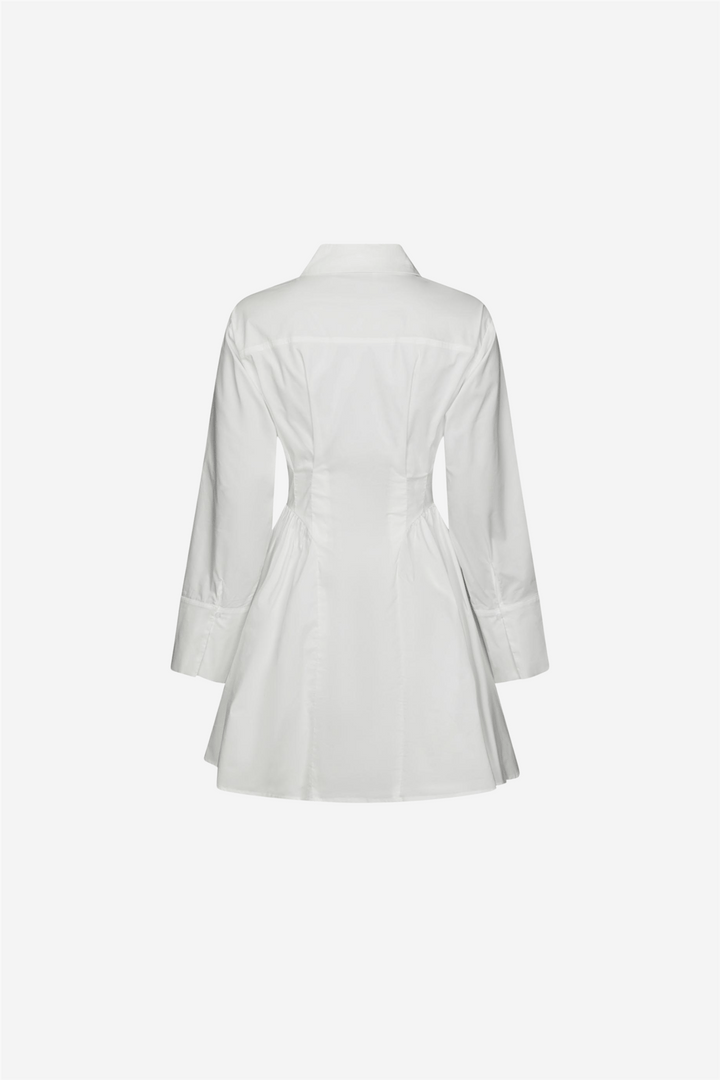 Neo Noir Kjoler & jumpsuits Ulissa Poplin Shirt Dress Off White