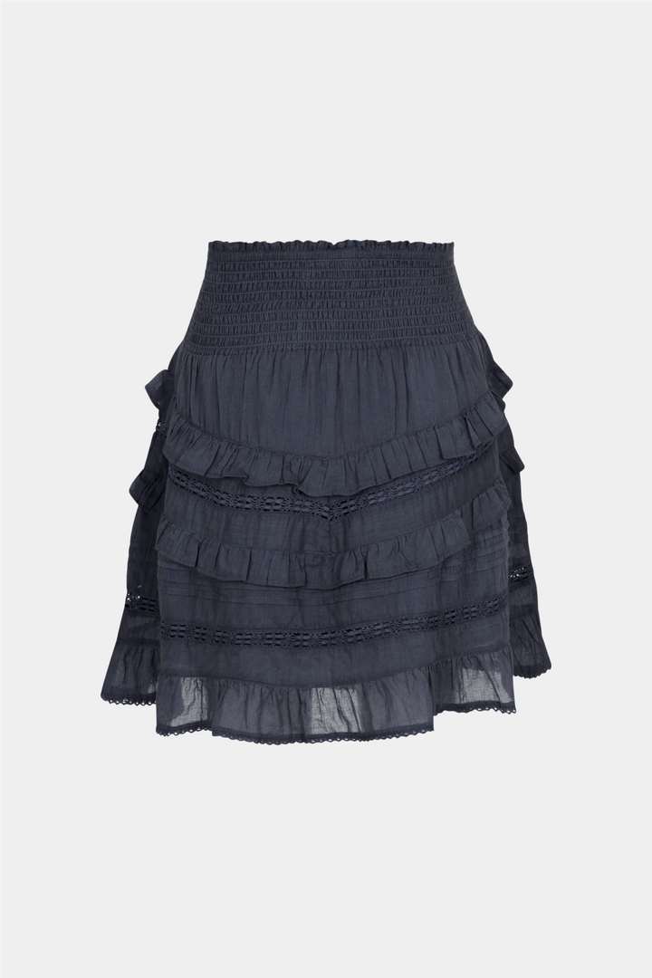 Neo Noir Skjørt 36 Donna S Voile Skirt Dark Grey