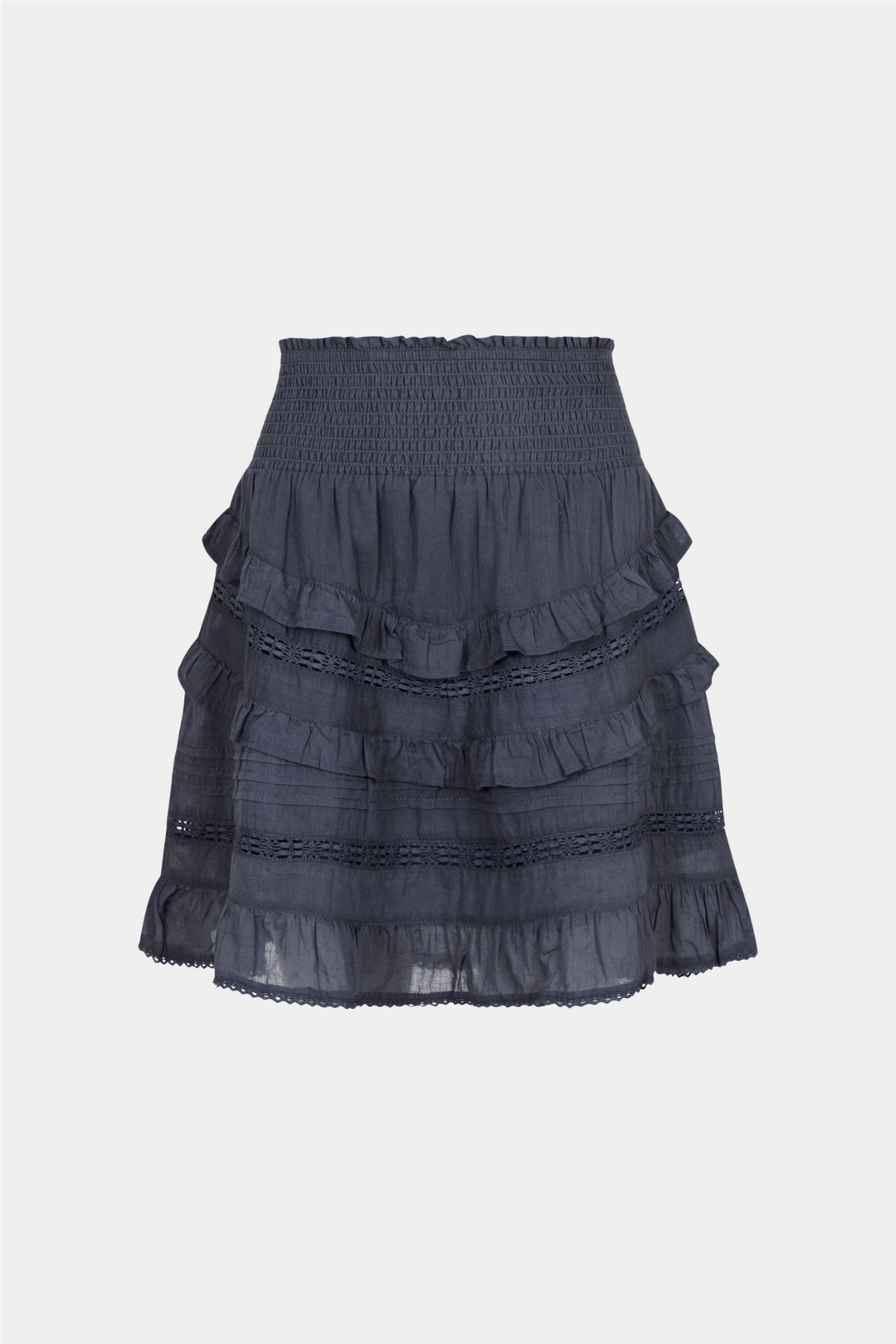Neo Noir Skjørt 36 Donna S Voile Skirt Dark Grey