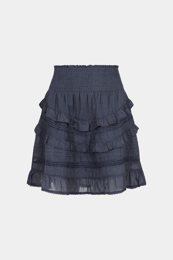 Neo Noir Skjørt 36 Donna S Voile Skirt Dark Grey