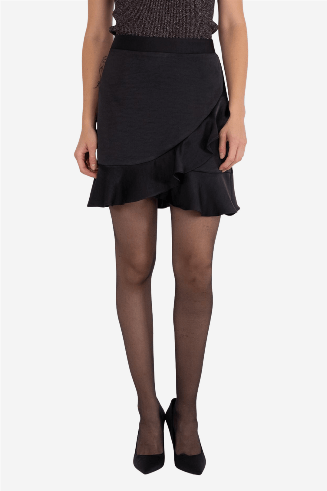 Neo Noir Skjørt Bekka Heavy Sateen Skirt