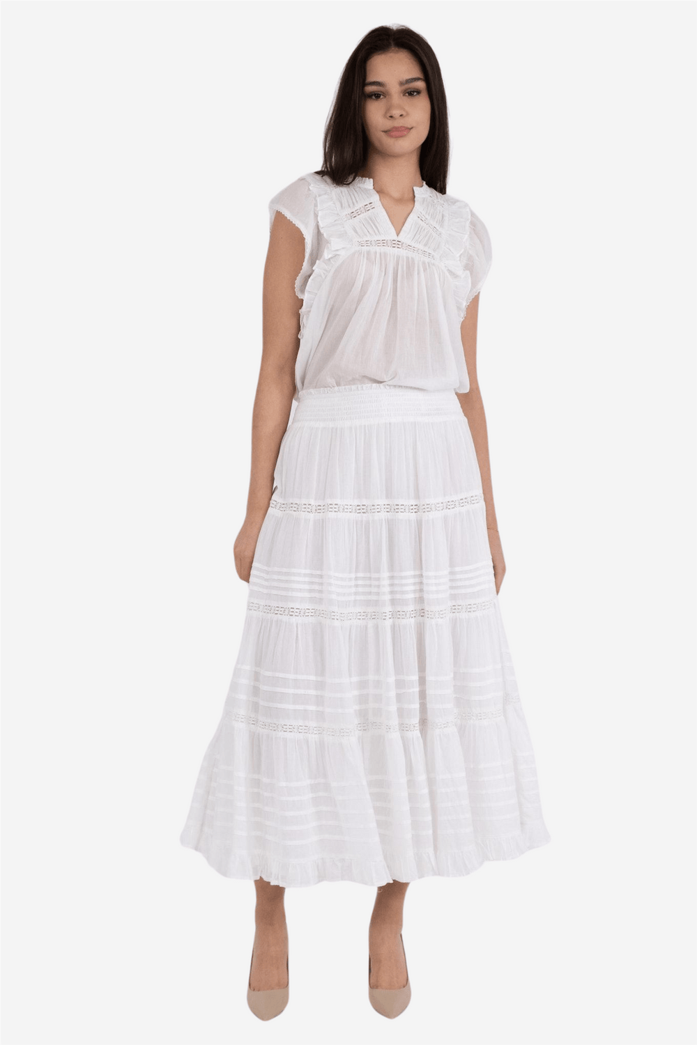 Neo Noir Skjørt Felicia S Voile Skirt