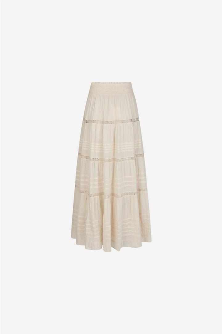 Neo Noir Skjørt Felicia S Voile Skirt Ivory