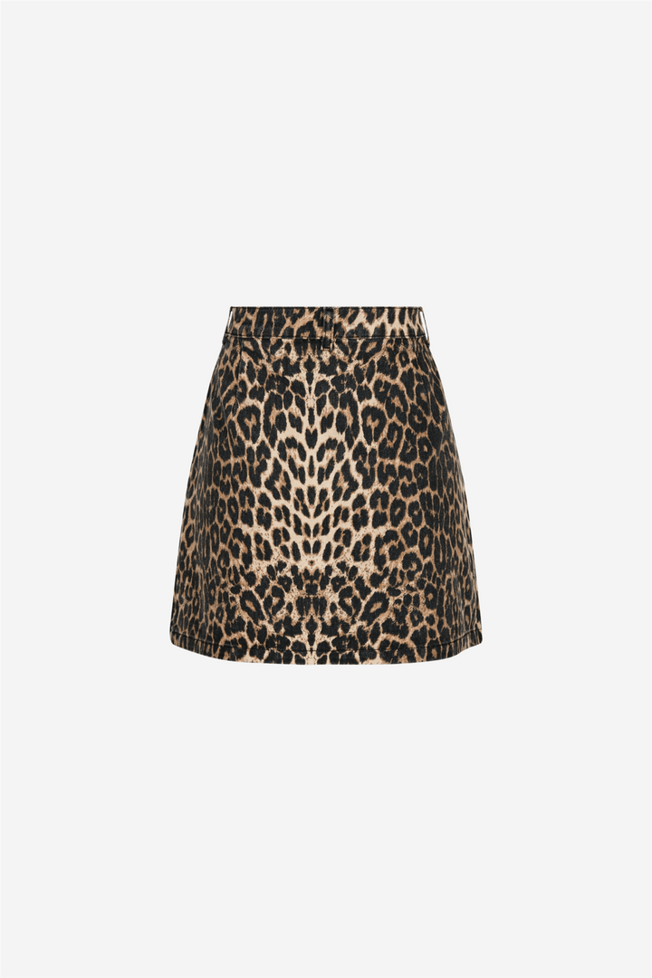 Neo Noir Skjørt Kendra Leopard Skirt