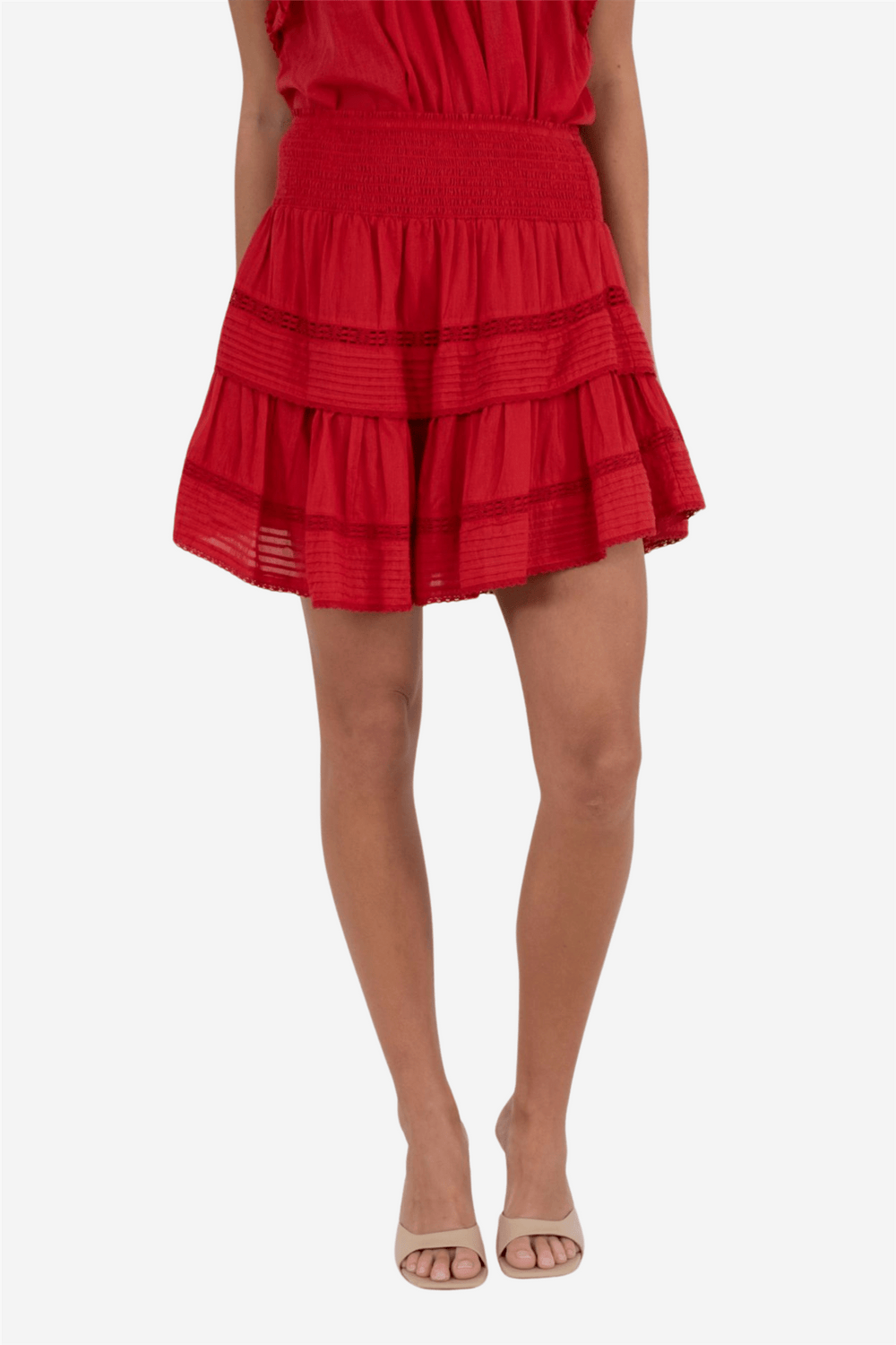 Neo Noir Skjørt Kenia S Voile Skirt Red