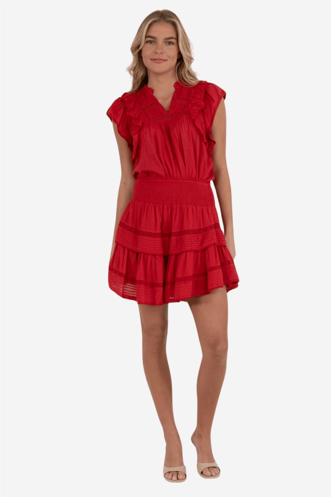 Neo Noir Skjørt Kenia S Voile Skirt Red