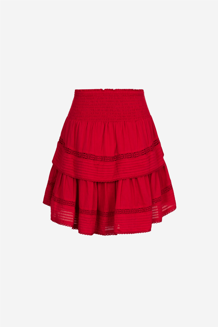 Neo Noir Skjørt Kenia S Voile Skirt Red