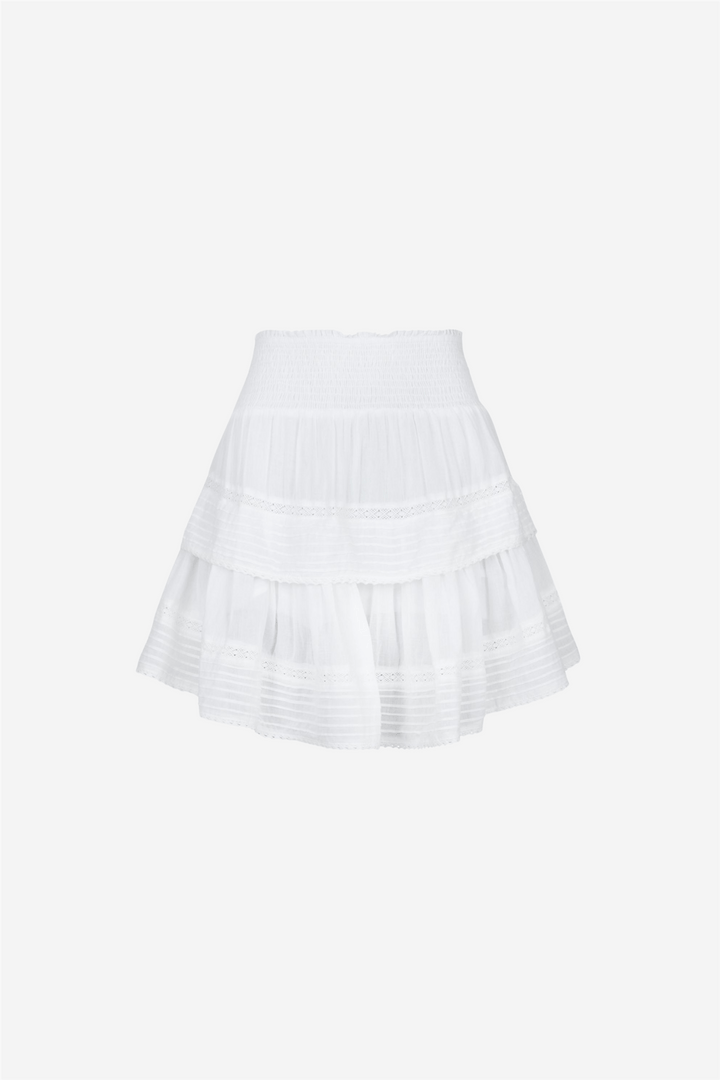 Neo Noir Skjørt Kenia S Voile Skirt White