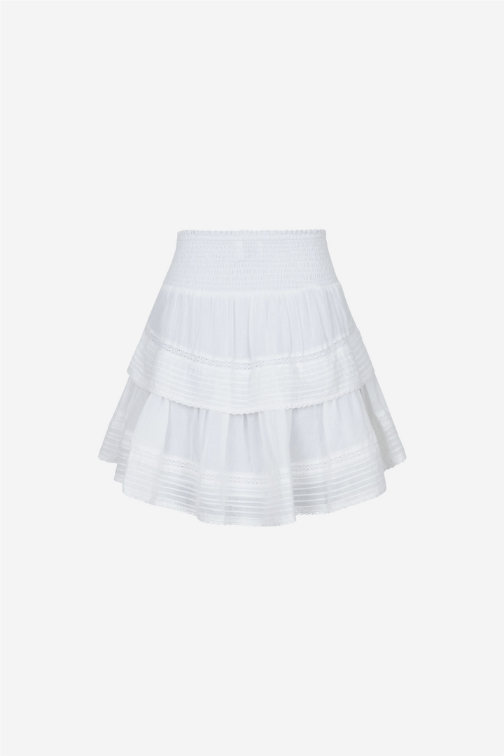 Neo Noir Skjørt Kenia S Voile Skirt White