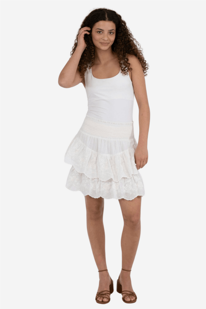 Neo Noir Skjørt Line Emb Skirt