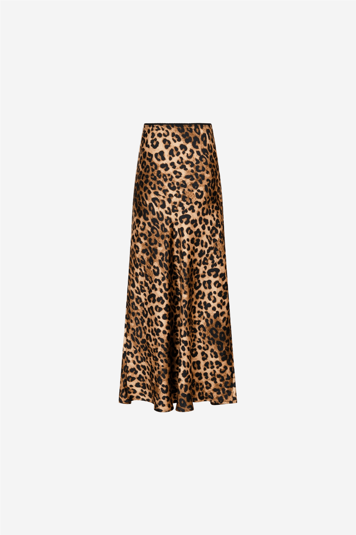 Neo Noir Skjørt Lola Leo Long Skirt Leopard