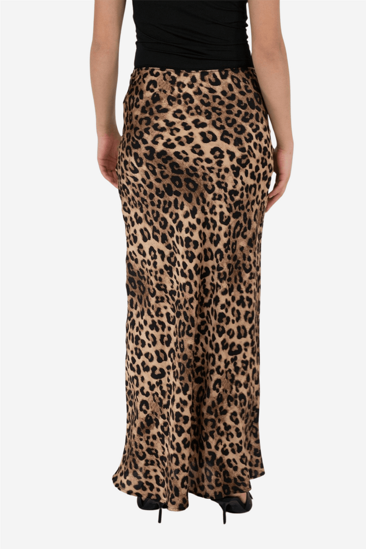Neo Noir Skjørt Lola Leo Long Skirt Leopard
