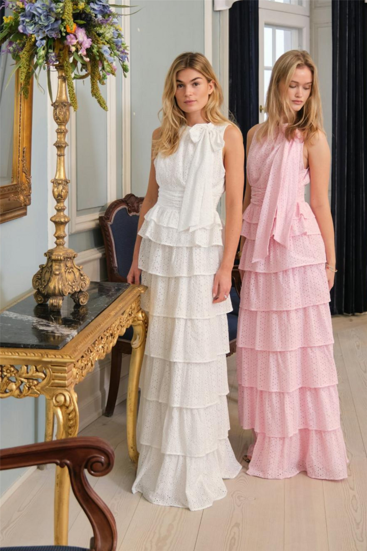 Neo Noir Skjørt Morris Emb Skirt Off White