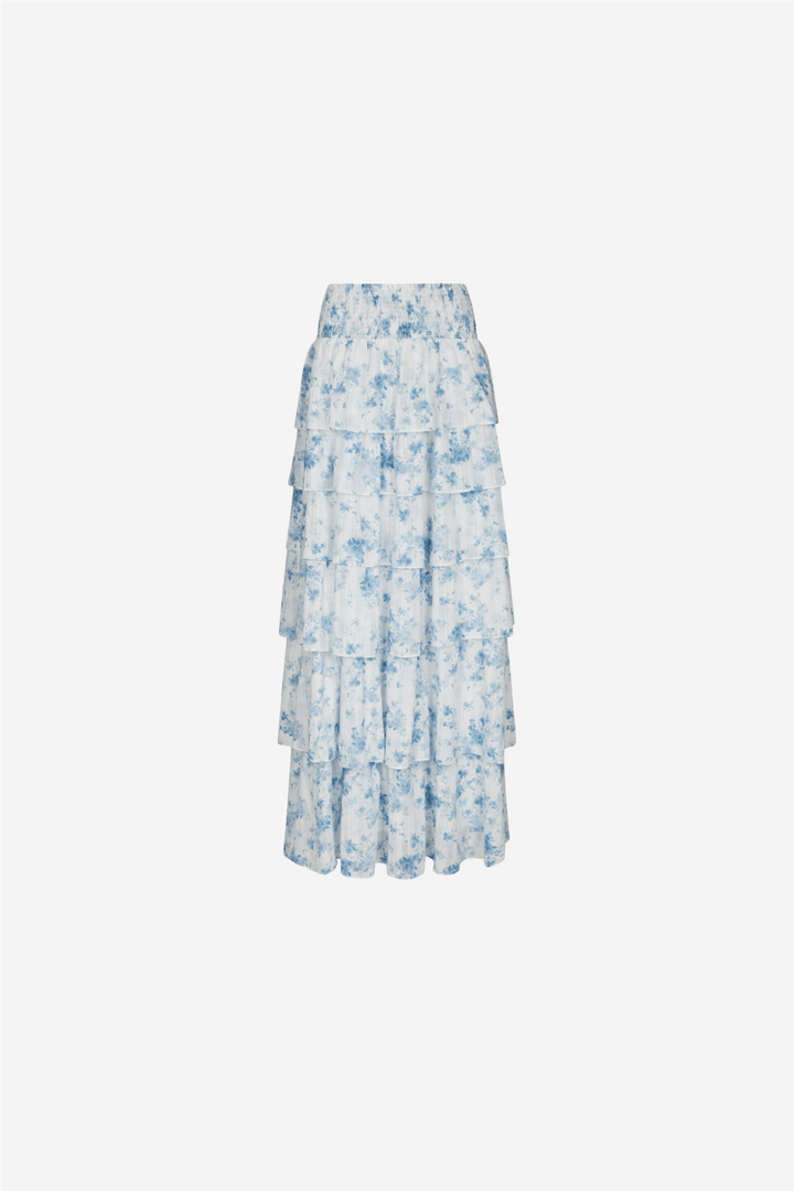 Neo Noir Skjørt Morris Fleur Skirt Blue Floral