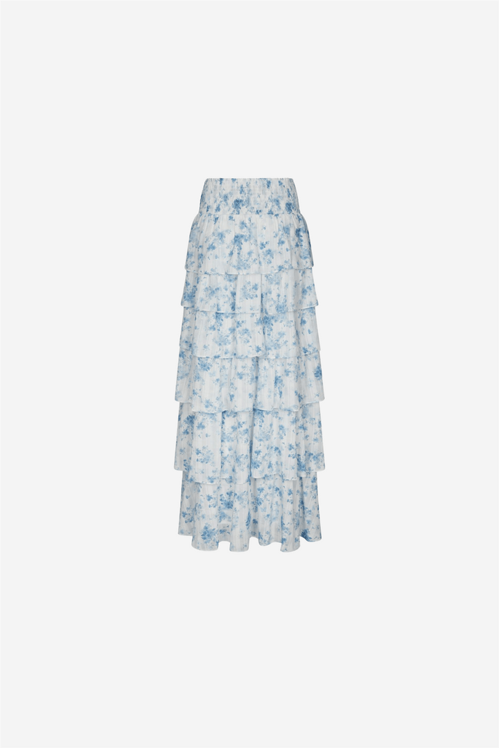 Neo Noir Skjørt Morris Fleur Skirt Blue Floral