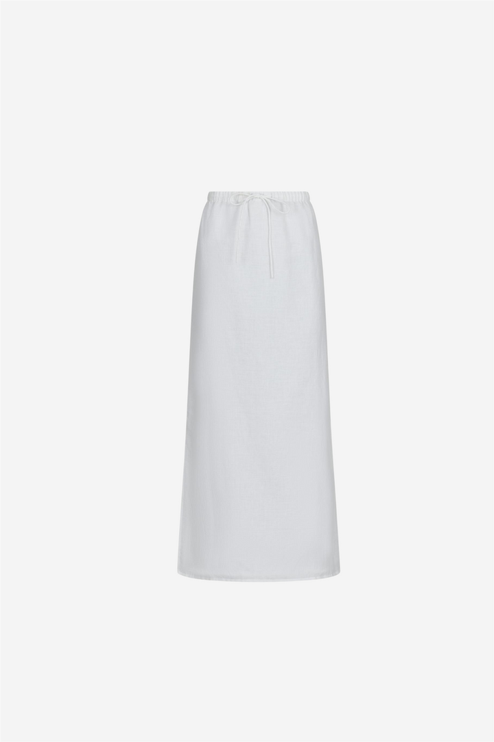 Neo Noir Skjørt Noa Linen Skirt White