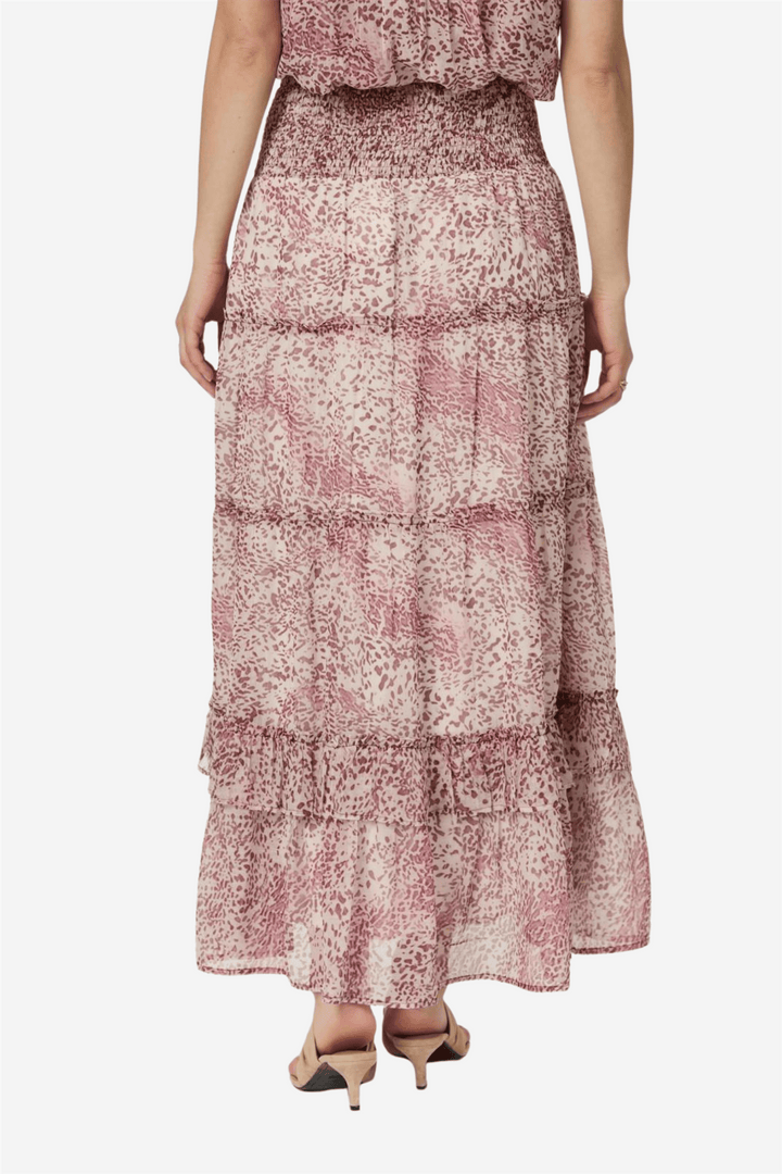 Neo Noir Skjørt Todo Blur Graphic Skirt Evening Rose