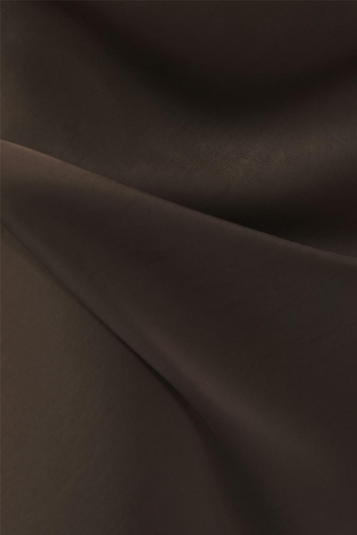 Neo Noir Skjørt Vicky Heavy Sateen Skirt Dark Brown