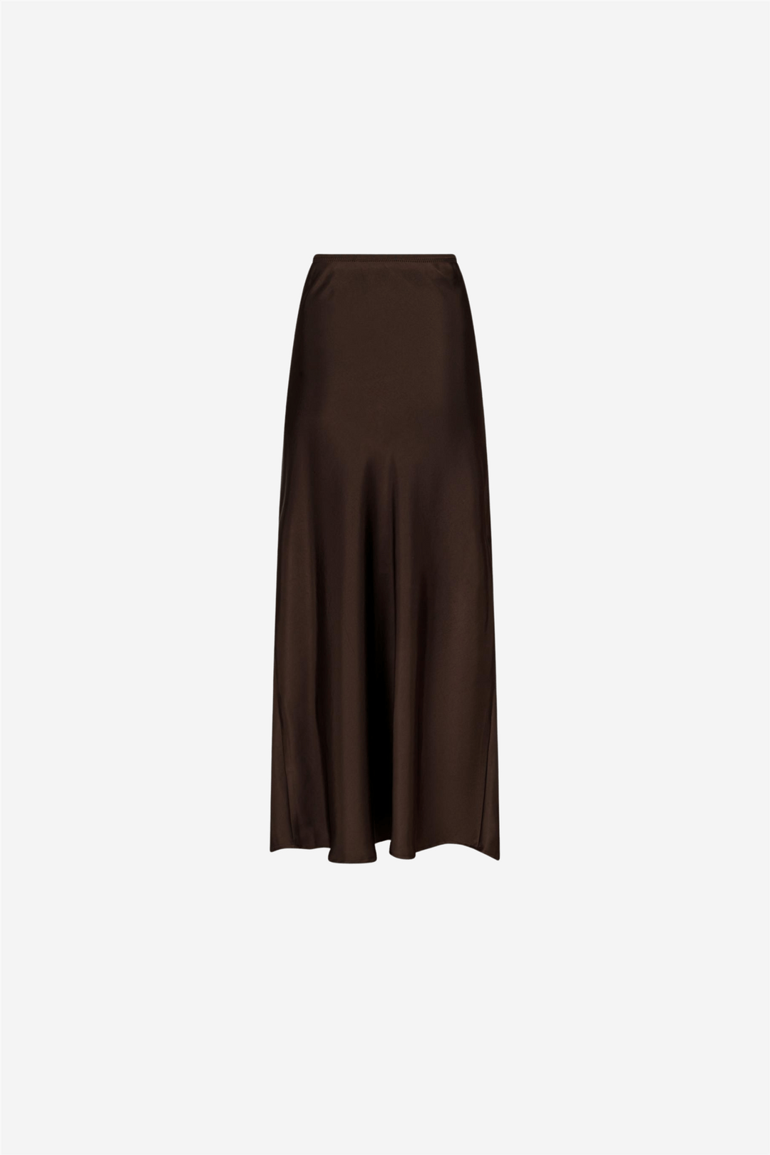 Neo Noir Skjørt Vicky Heavy Sateen Skirt Dark Brown