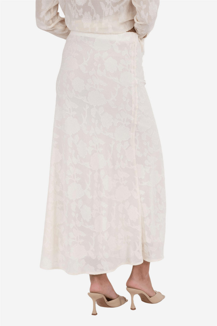 Neo Noir Skjørt Vinza Burnout Skirt Off White