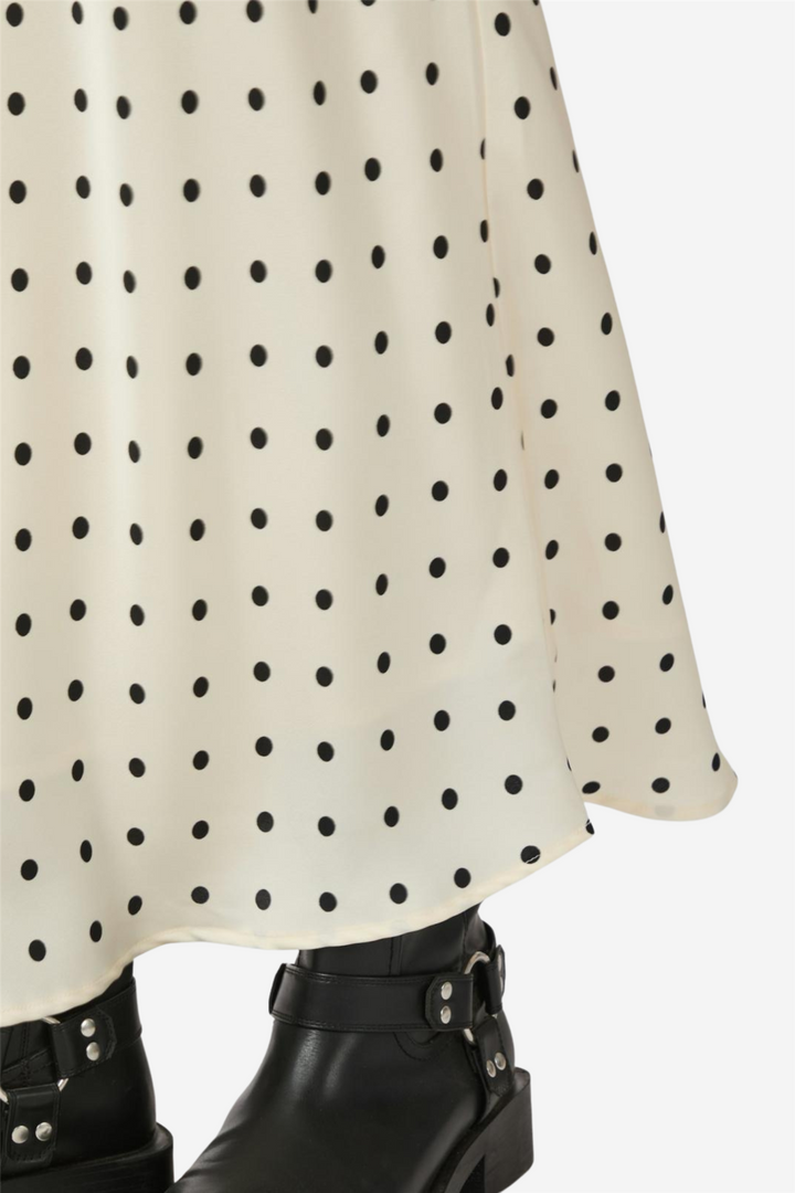 Neo Noir Skjørt Viso Dot Skirt Creme