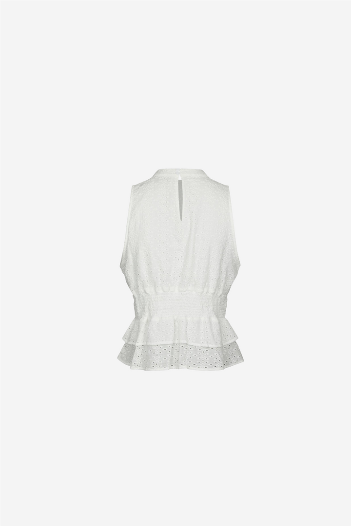 Neo Noir Topper & t-skjorter Ansol Emb Top Off White