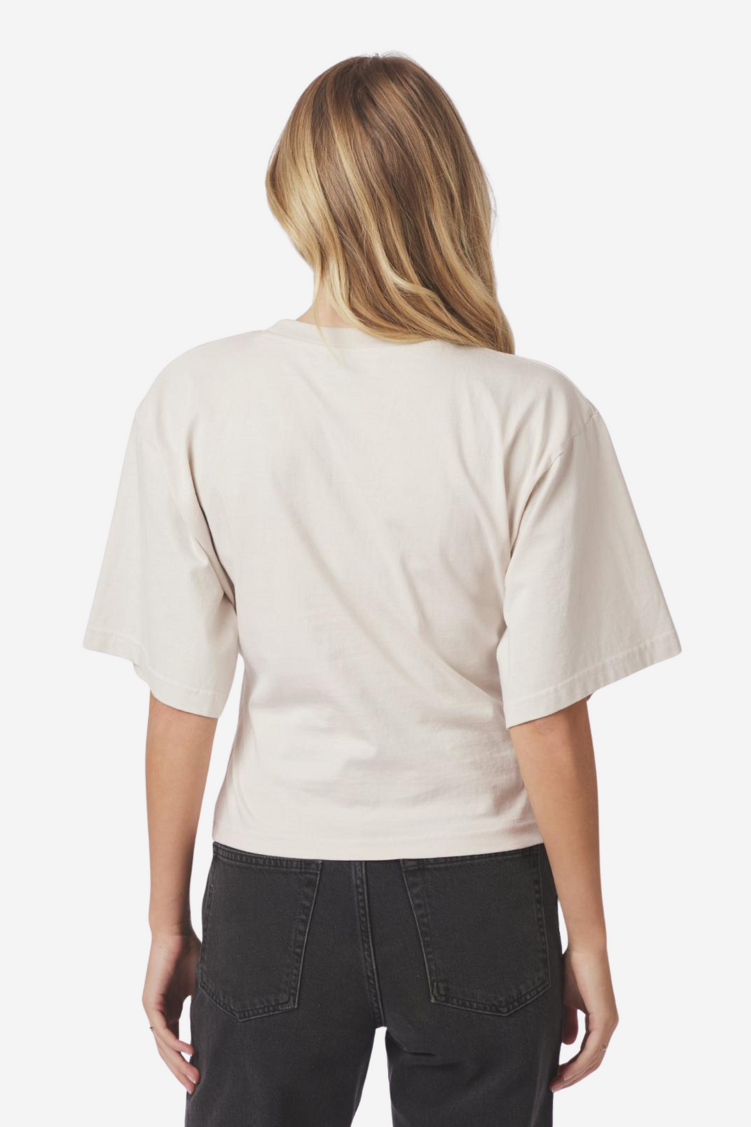 Neo Noir Topper & t-skjorter Asha Boxy Tee Ivory