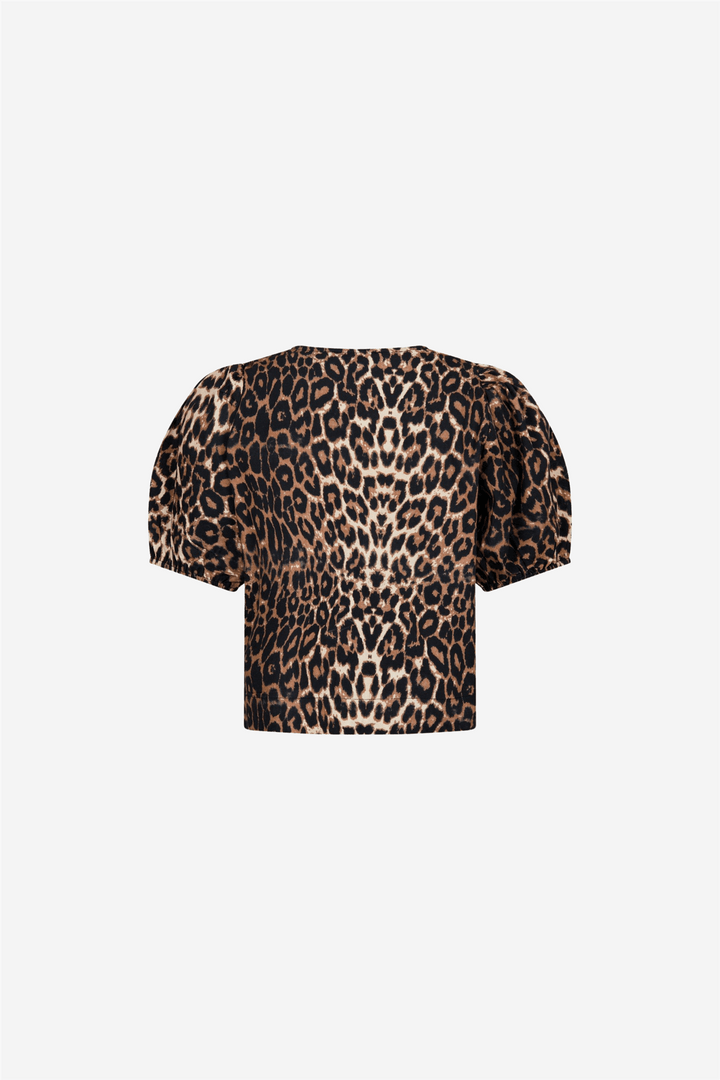 Neo Noir Topper & t-skjorter Bianca Leo Blouse Leopard