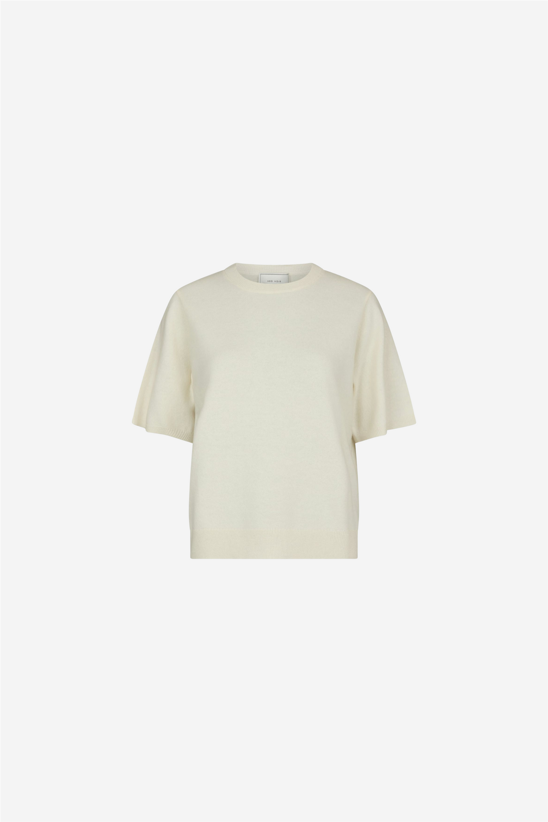 Neo Noir Topper & t-skjorter Missy Knit Tee Creme