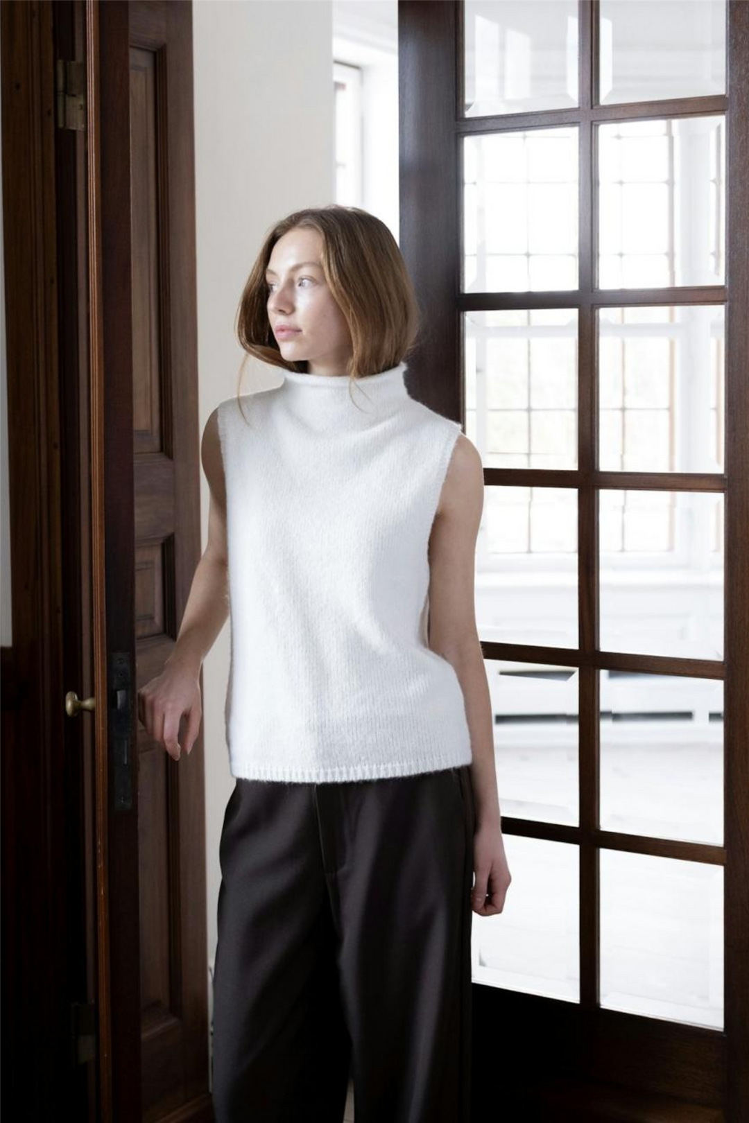 Neo Noir Topper & t-skjorter Odelia Knit Top Off White