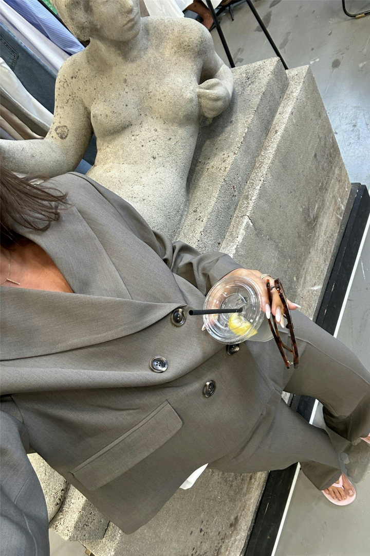 Neo Noir Yttertøy Conan Structure Blazer Khaki