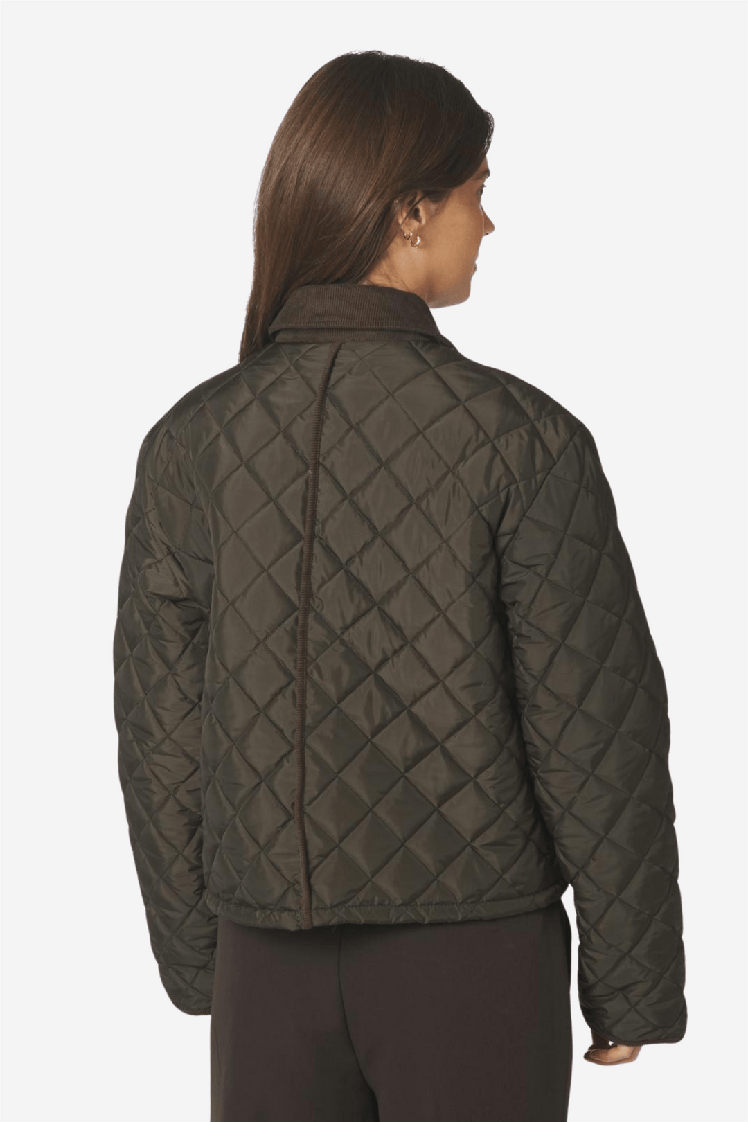 Neo Noir Yttertøy Kanya Quilt Jacket Khaki