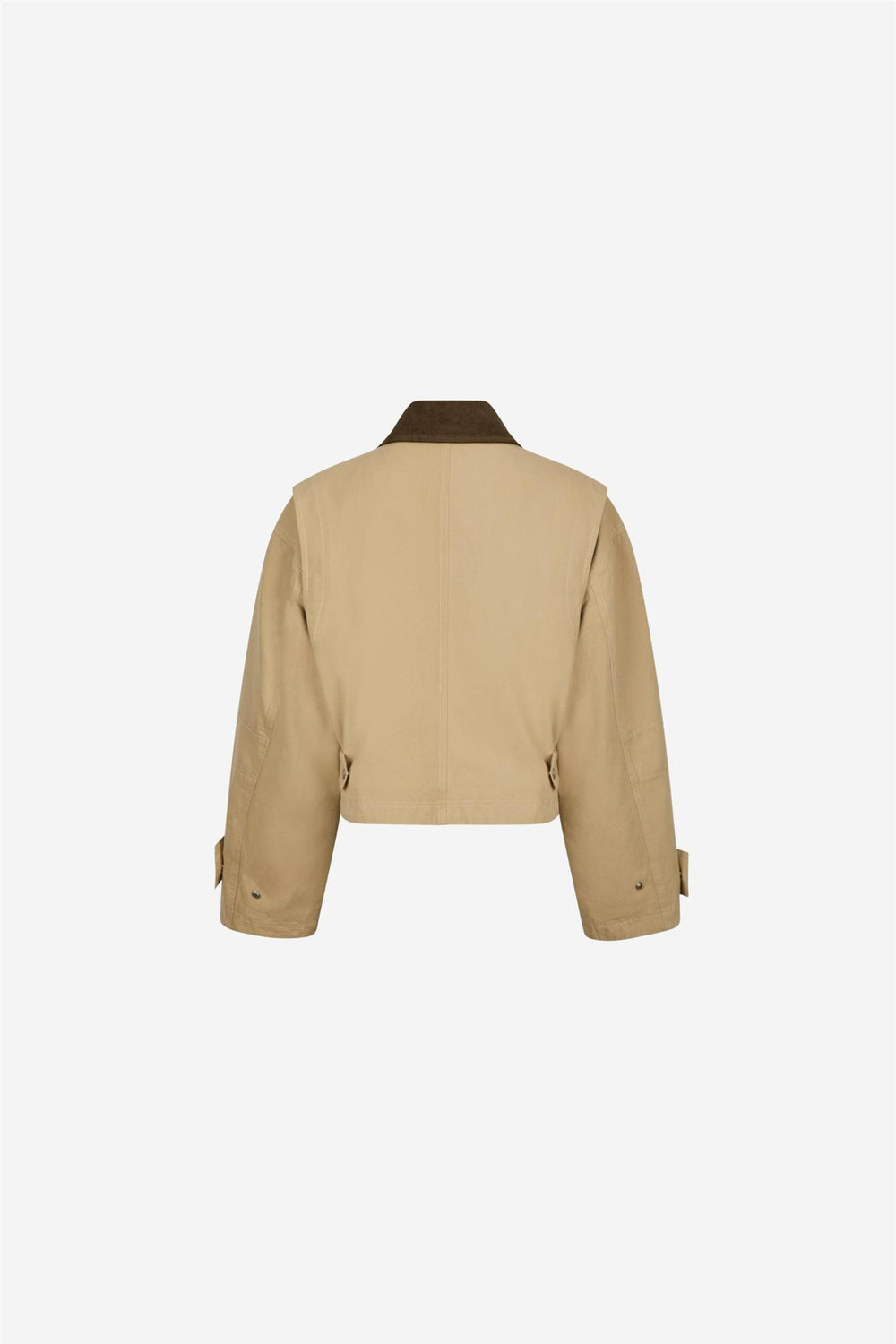 Neo Noir Yttertøy Rivera Canvas Boxy Jacket Sand
