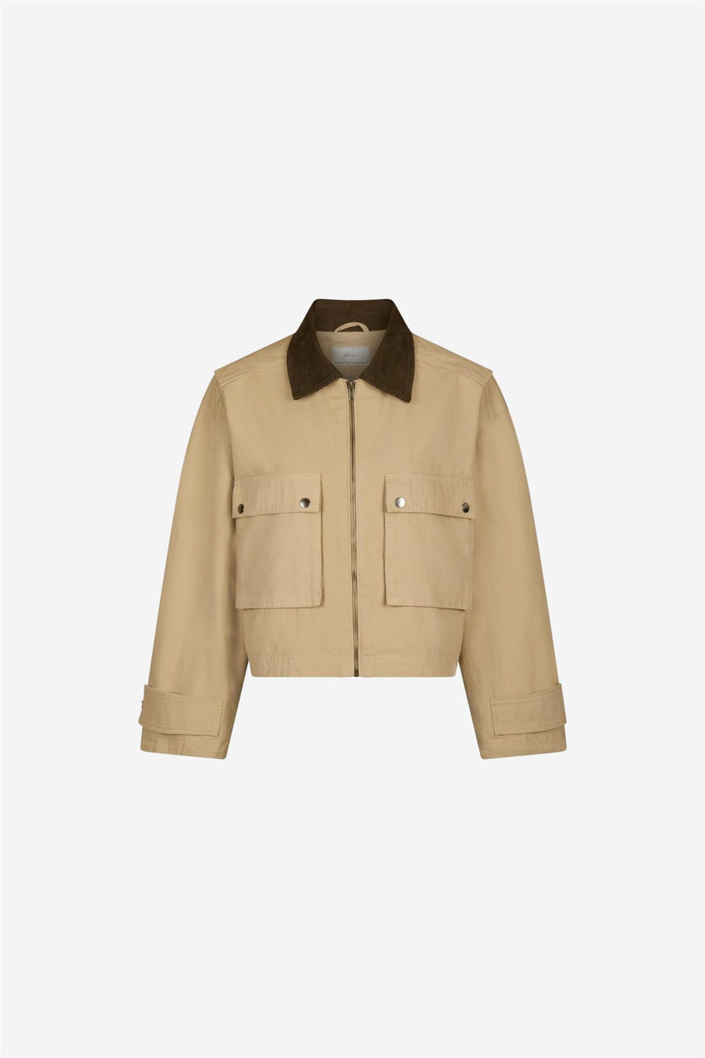 Neo Noir Yttertøy Rivera Canvas Boxy Jacket Sand