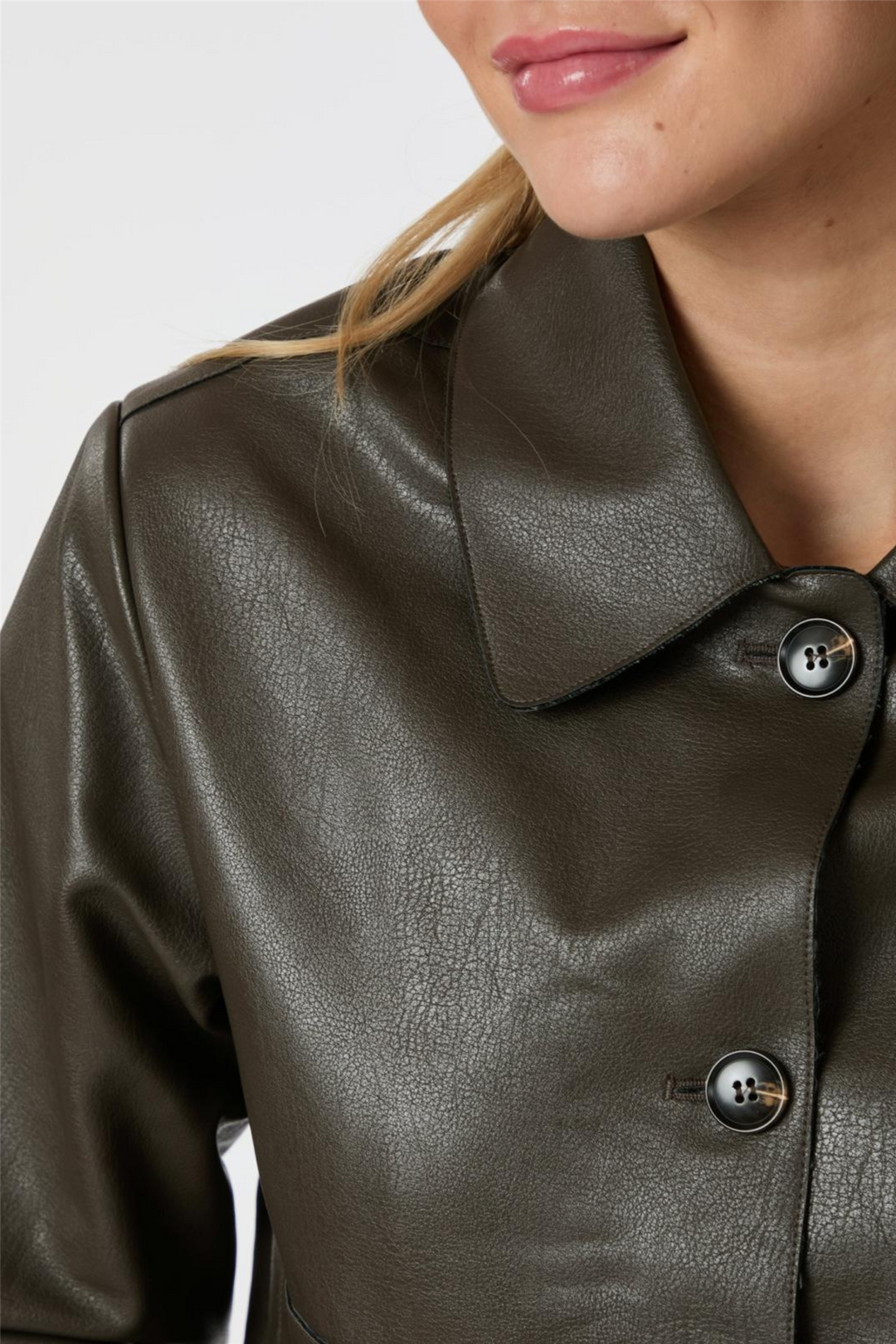 Neo Noir Yttertøy Romana Faux PU Jacket