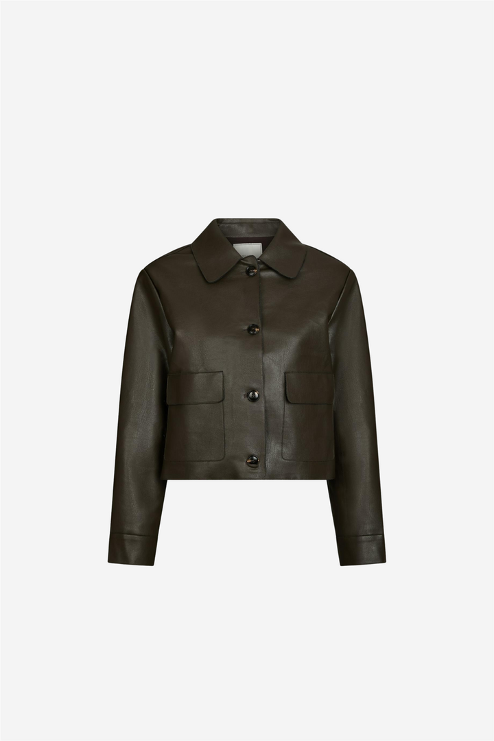 Neo Noir Yttertøy Romana Faux PU Jacket