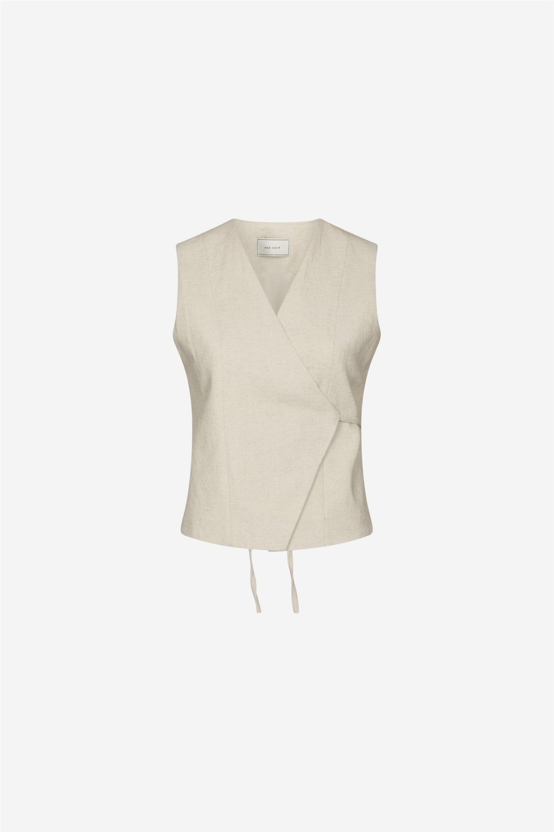 Neo Noir Yttertøy Samara Ramie Waistcoat Natural