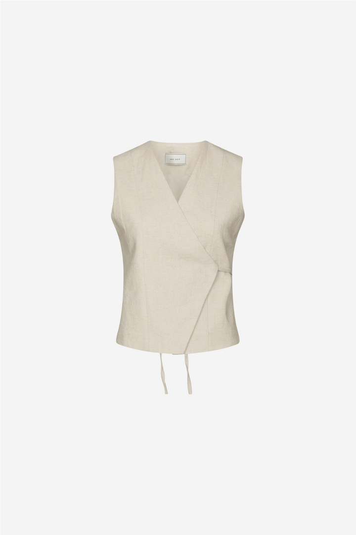 Neo Noir Yttertøy Samara Ramie Waistcoat Natural