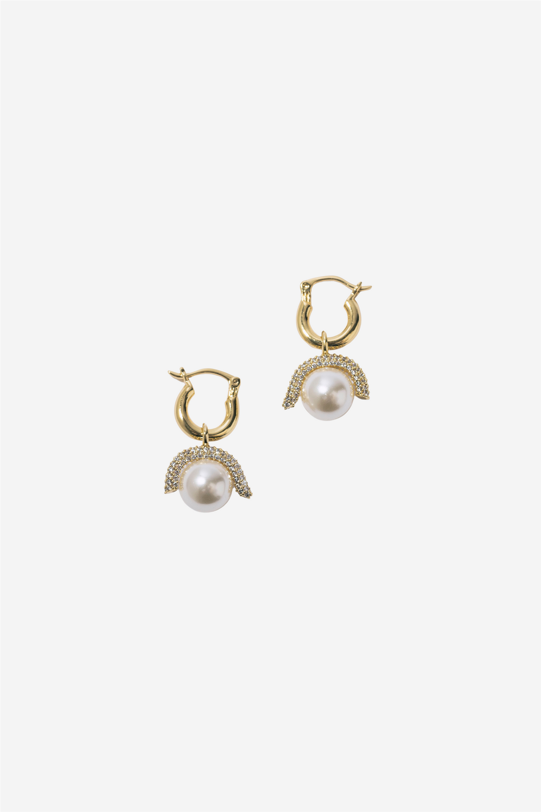 Pearl Octopuss.y Smykker Baby Paris Earrings Gold