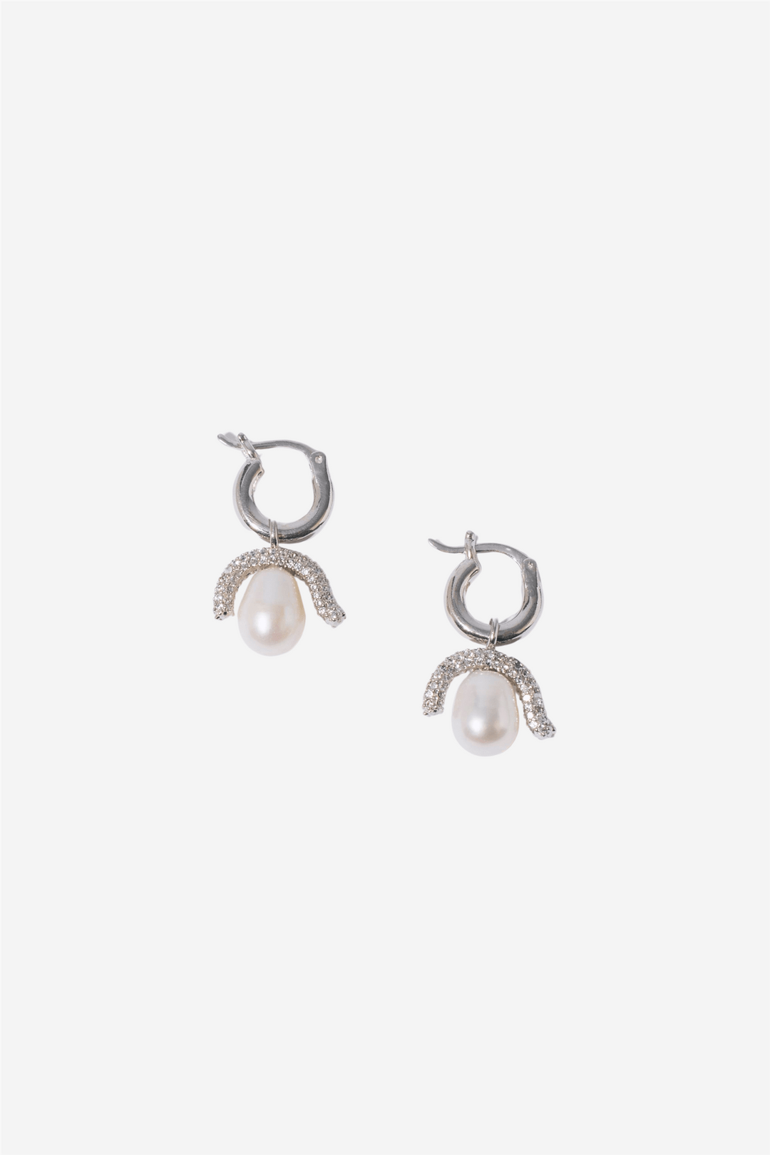 Pearl Octopuss.y Smykker Baby Paris Earrings Silver