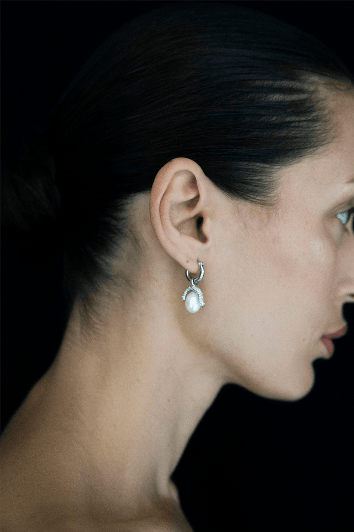 Pearl Octopuss.y Smykker Baby Paris Earrings Silver