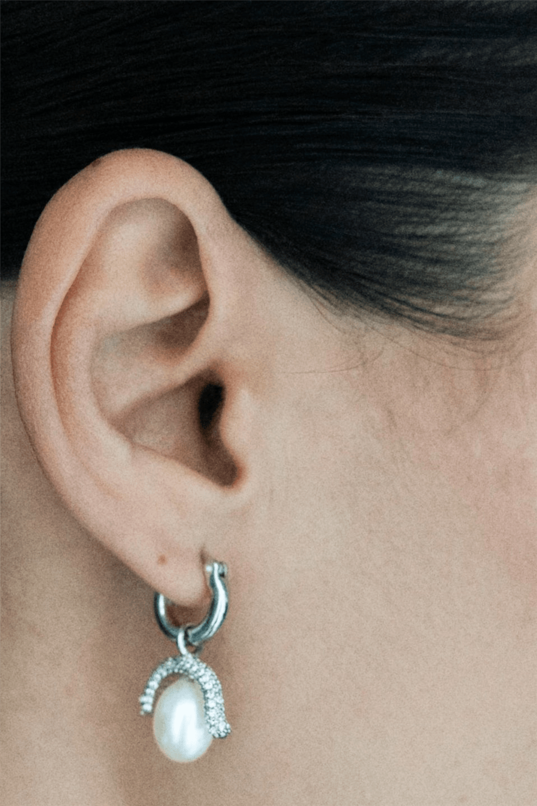Pearl Octopuss.y Smykker Baby Paris Earrings Silver