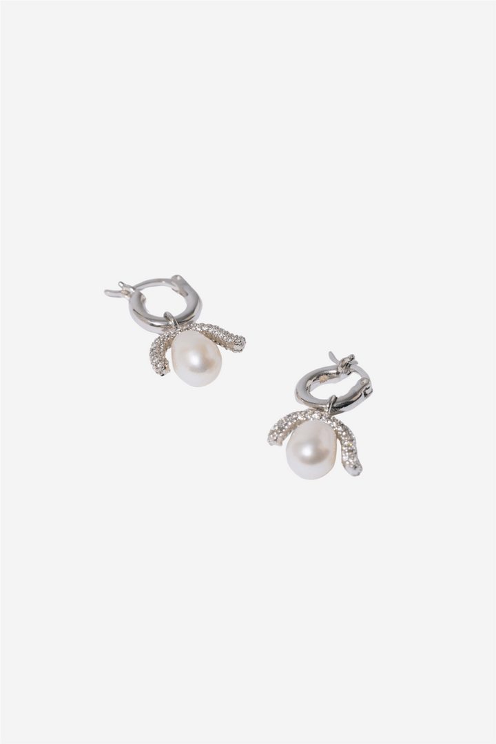 Pearl Octopuss.y Smykker Baby Paris Earrings Silver