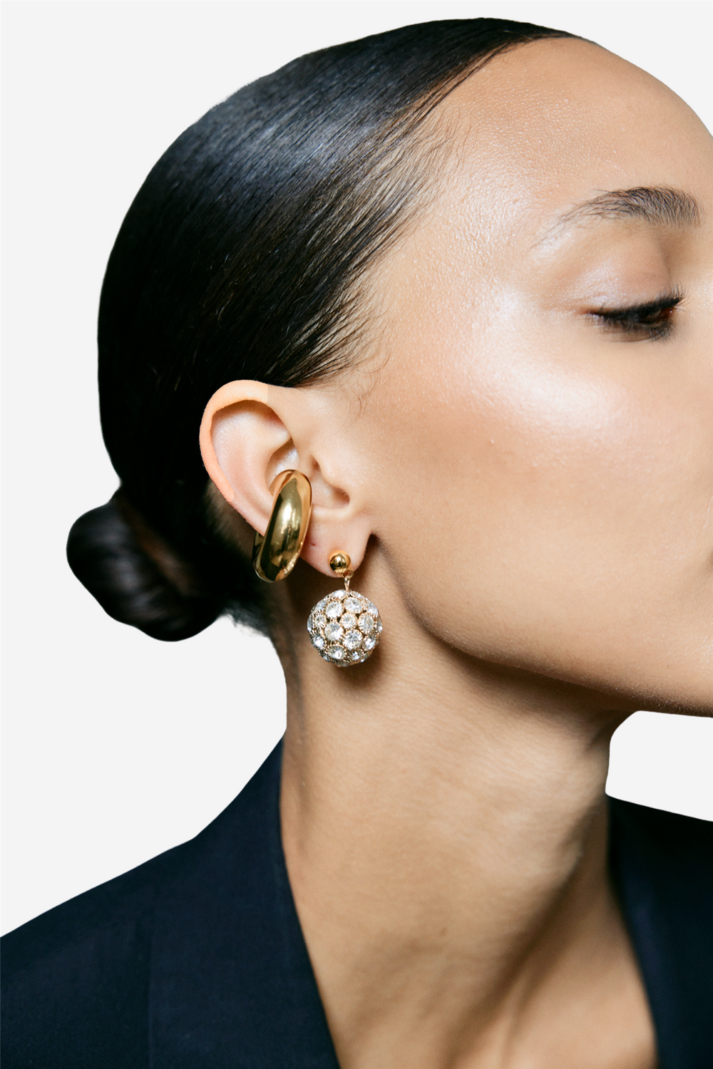 Pearl Octopuss.y Smykker Crystal Spheres Gold