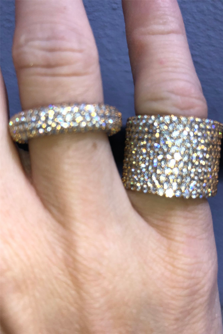 Pearl Octopuss.y Smykker Fat Diamond Ring Gold